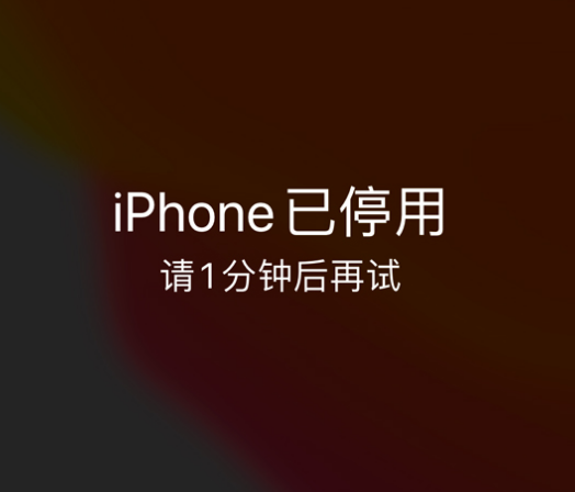 大岭山镇苹果手机维修分享:iPhone 显示“不可用”或“已停用”怎么办？还能保留数据吗？ 