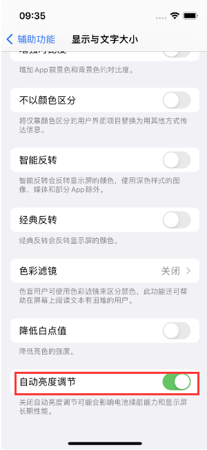 大岭山镇苹果15维修店分享iPhone 15 Pro系列屏幕亮度 